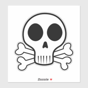 spooky skull on a black background