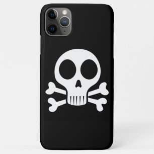 spooky skull on a black background Case-Mate iPhone case