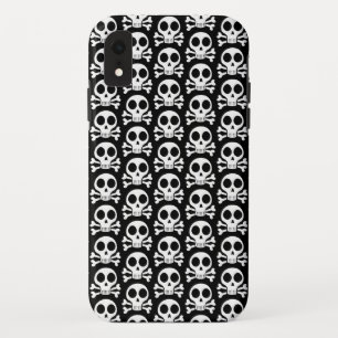 spooky skull on a black background Case-Mate iPhone case