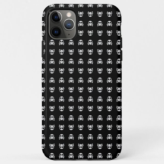 spooky skull on a black background Case-Mate iPhone case (Back)