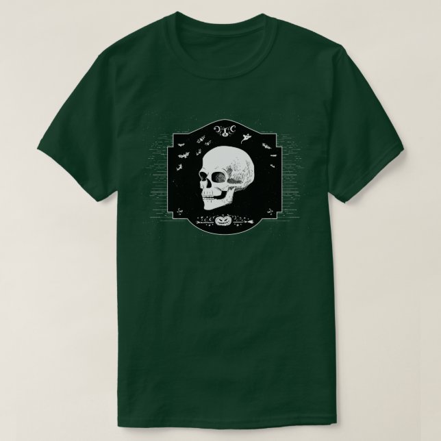Spooky Skull T-Shirt (Design Front)