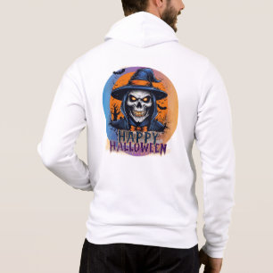 Spooky Skull Witch Halloween Art-88888 Hoodie