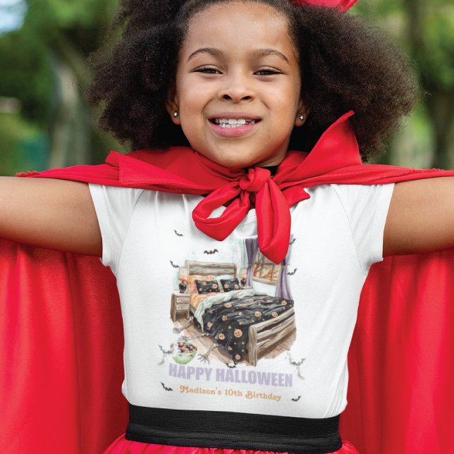 Spooky Sleepover T-Shirt with Skeleton Hands (Creator Uploaded)