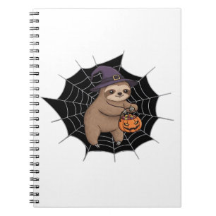 Spooky Sloth Halloween Fun - Cute Trick-or-Treat A Notebook