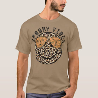 Spooky Smile LeopardHallowwen Scary Night Costume  T-Shirt