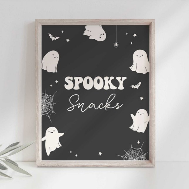 Spooky Snacks Halloween Party Sign (Creator Uploaded)