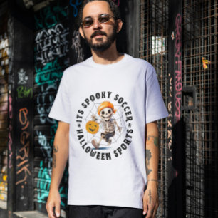 Spooky soccer halloween sports T-Shirt