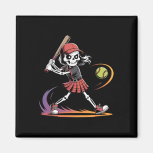 Spooky Softll Skeletons Halloween Costume Spooky W Magnet