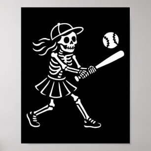 Spooky Softll Skeletons Halloween Costume Spooky W Poster