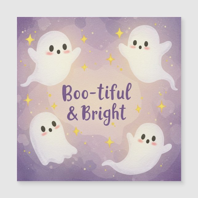 Spooky & Sparkling: Boo-tiful Halloween Greetings (Front)
