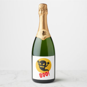 Spooky  sparkling wine label