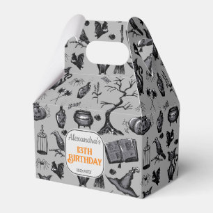 Spooky Spellbinding Halloween Birthday Party Favour Box