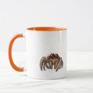 Spooky spider 'Boo!' Halloween mug