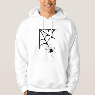 Spooky Spider Cobweb Halloween Hoodie