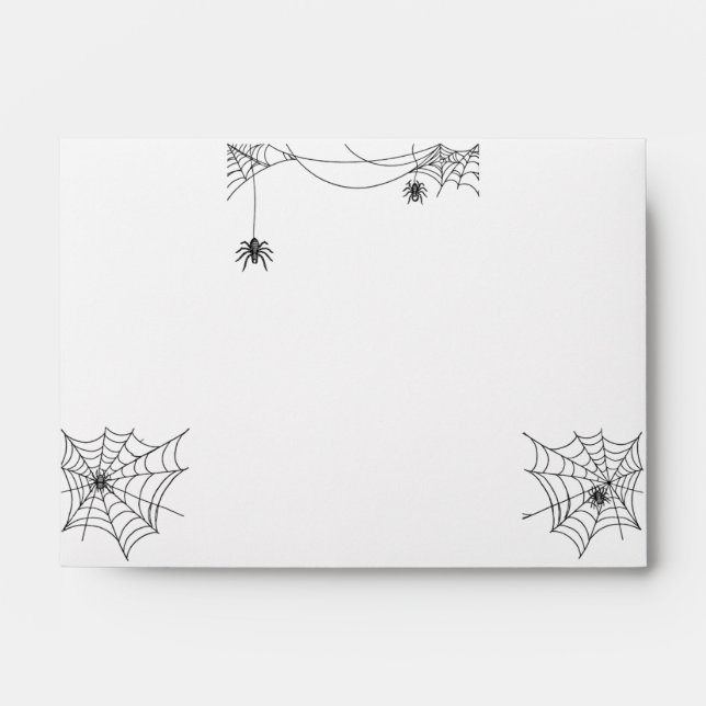 Spooky Spiders Halloween Envelopes (Front)