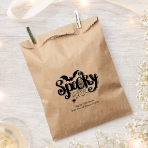 Spooky Spiderweb Halloween Favour Bags
