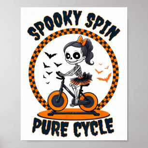 Spooky Spin Halloween Spin Cl Spinning Poster