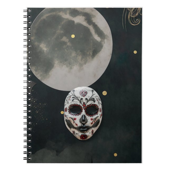 Spooky Spiral Notebook for Halloween (Front)