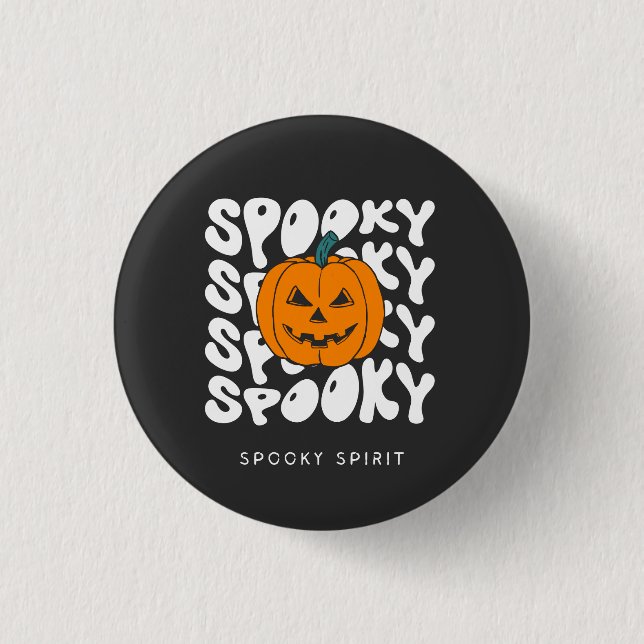 Spooky Spirit 3 Cm Round Badge (Front)