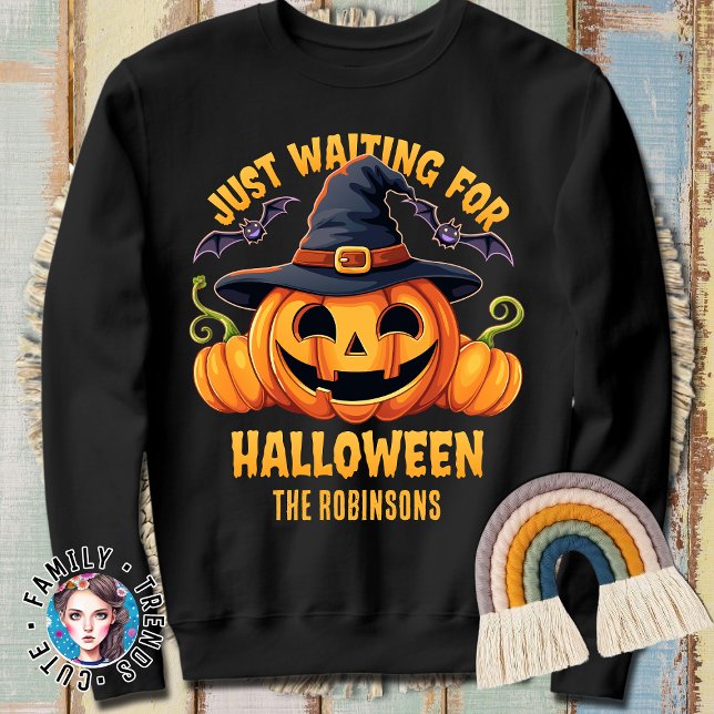 Spooky Spirit Just Waiting for Halloween Pumpkins  Sweatshirt (Creator Uploaded)