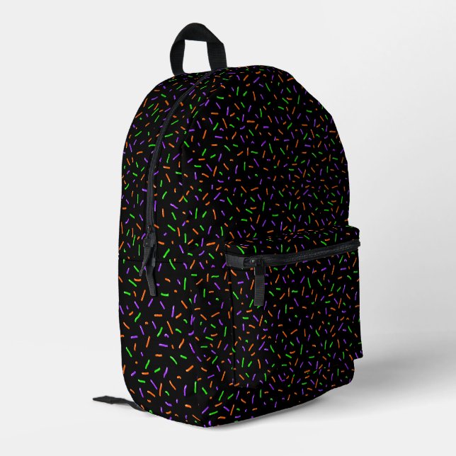 Spooky Sprinkles Printed Backpack (Back Corner Left)