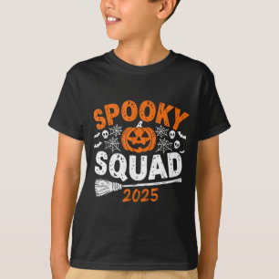 Spooky Squad 2025 Matching Family Halloween T-Shirt