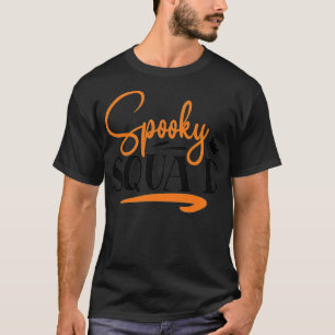 Spooky Squad Cool Halloween arrow joke - T-Shirt
