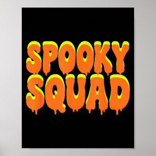 Spooky Squad Matching Family Halloween Costume Poster