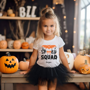 Spooky squad personalised Halloween season kids T-Shirt