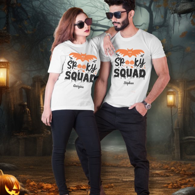 Spooky squad personalised Halloween unisex  T-Shirt (Spooky squad personalized Halloween unisex T-Shirt)
