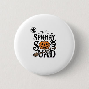 Spooky Squad Shirt Vintage Halloween Group Design_ 6 Cm Round Badge