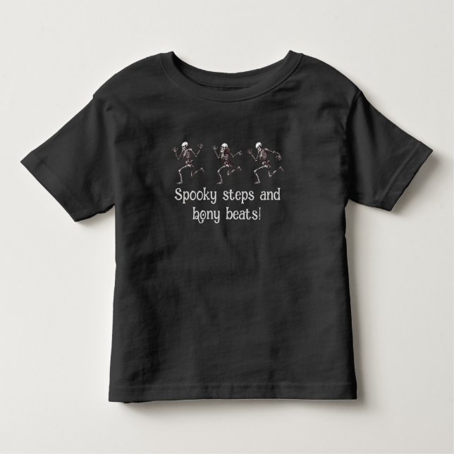 Spooky Steps, Bony Beats T-Shirt (Front)