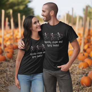 Spooky Steps, Bony Beats T-Shirt