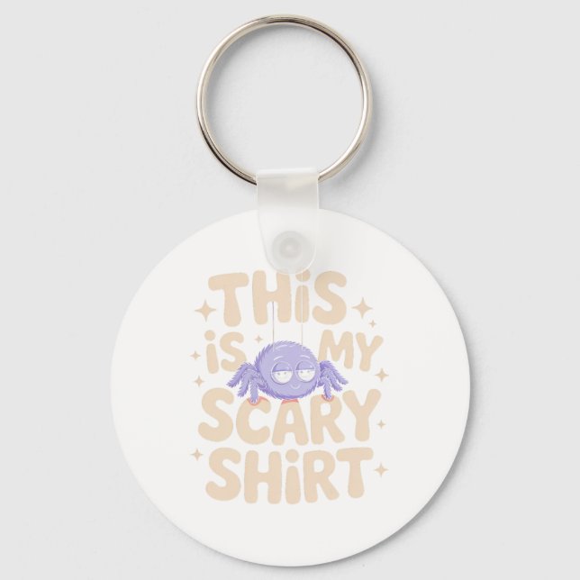Spooky Strawberry Ghost Halloween Costume For Wome Key Ring (Front)