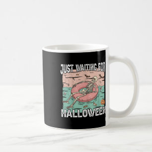 Spooky Summer Skeleton Just Waiting For Halloween  Coffee Mug