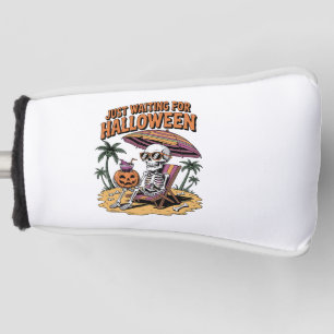 Spooky Summer Skeleton Just Waiting For Halloween Golf Head Cover