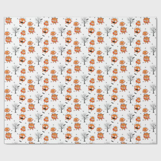 Spooky Sweet Baby Bat Halloween Wrapping Paper