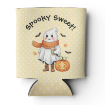  Spooky Sweet Ghost, Jack O'Lantern and Bats