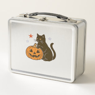 Spooky Sweet Halloween Kitty Classic T-Shirt Metal Lunch Box