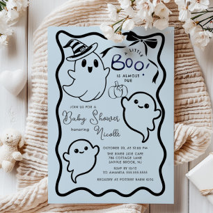 Spooky Sweet Little Boo Baby Shower Invitation