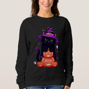 Spooky Sweet Pumpkin Kitty Sweatshirt