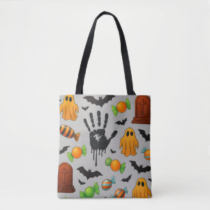 Spooky Sweets and Shadows  Tote Bag