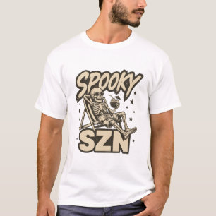 Spooky SZN Beach Skeleton Tee