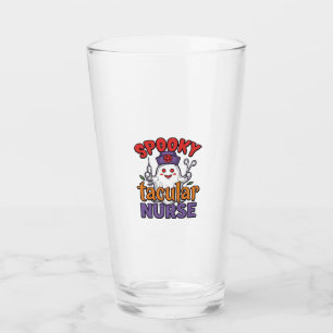Spooky Tacular Nurse Halloween Ghost Shirt Design_ Glass