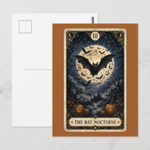 Spooky Tarot Postcard