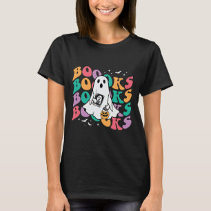 Spooky Teacher Halloween Costume For Book Lovers T-Shirt