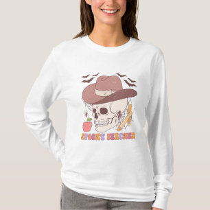 Spooky Teacher Halloween Long Sleeve T-Shirt