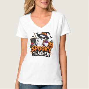 Spooky Teacher Halloween T-Shirt