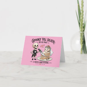 Spooky Till Death Do Us Part Wedding Invitation