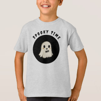 Spooky Time with Halloween Ghost  T-Shirt